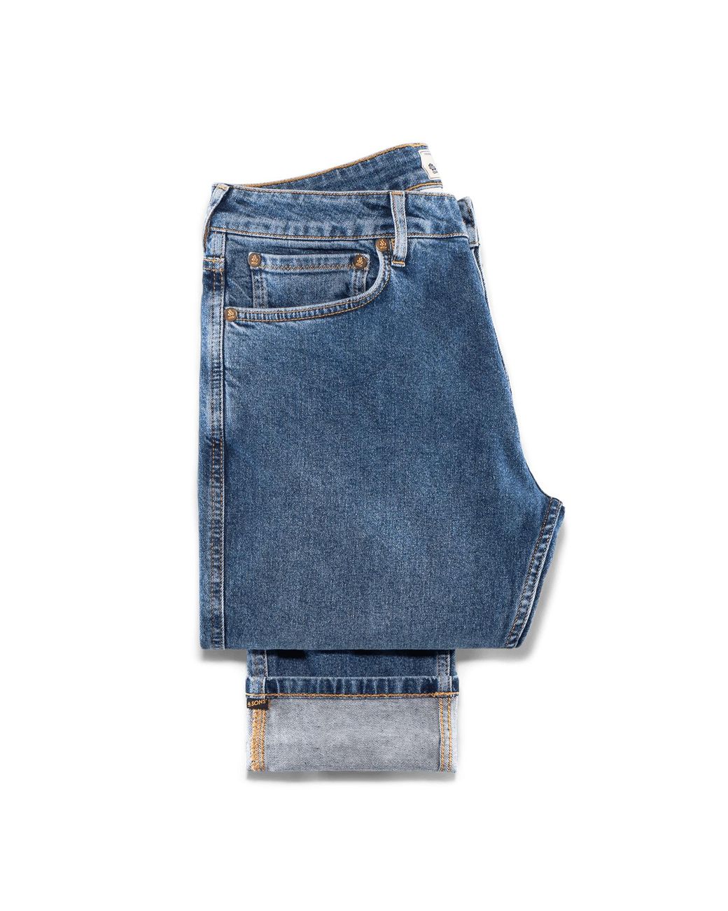 &SONS Trading Co Blue Brandon Jeans Washed for men
