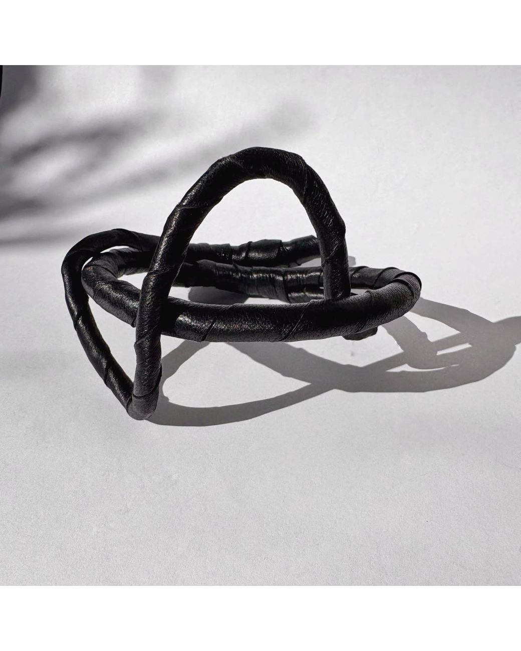 WAIWAI Black Bend Sculptural Choker
