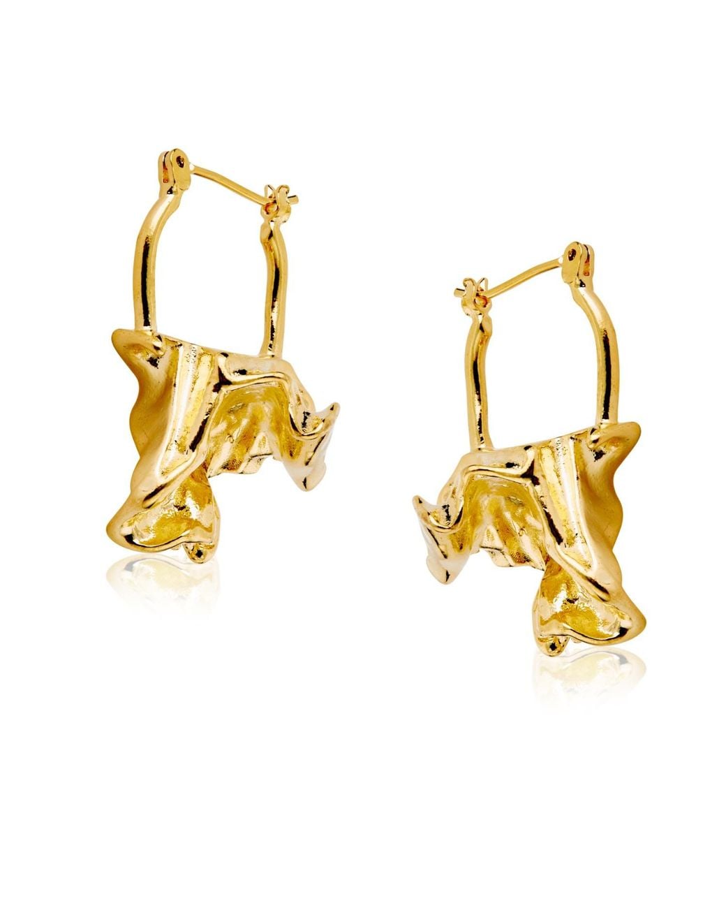 Arctic Fox & Co. Metallic Arya Molten Nugget Earrings