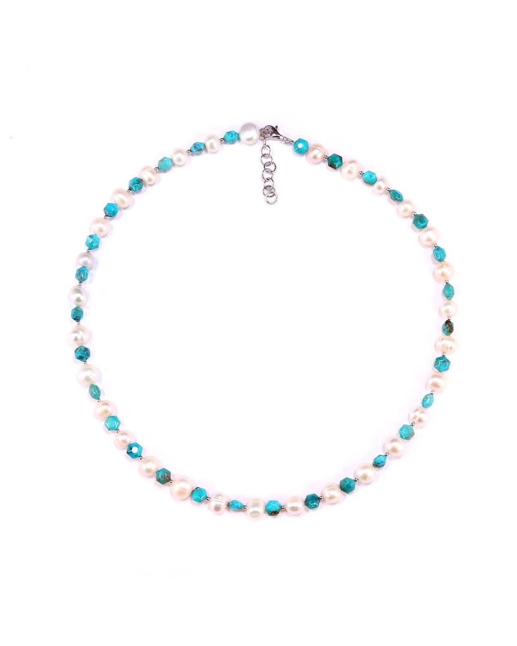 Mineralgems•Studio Blue And Pearl Necklace Fail for men