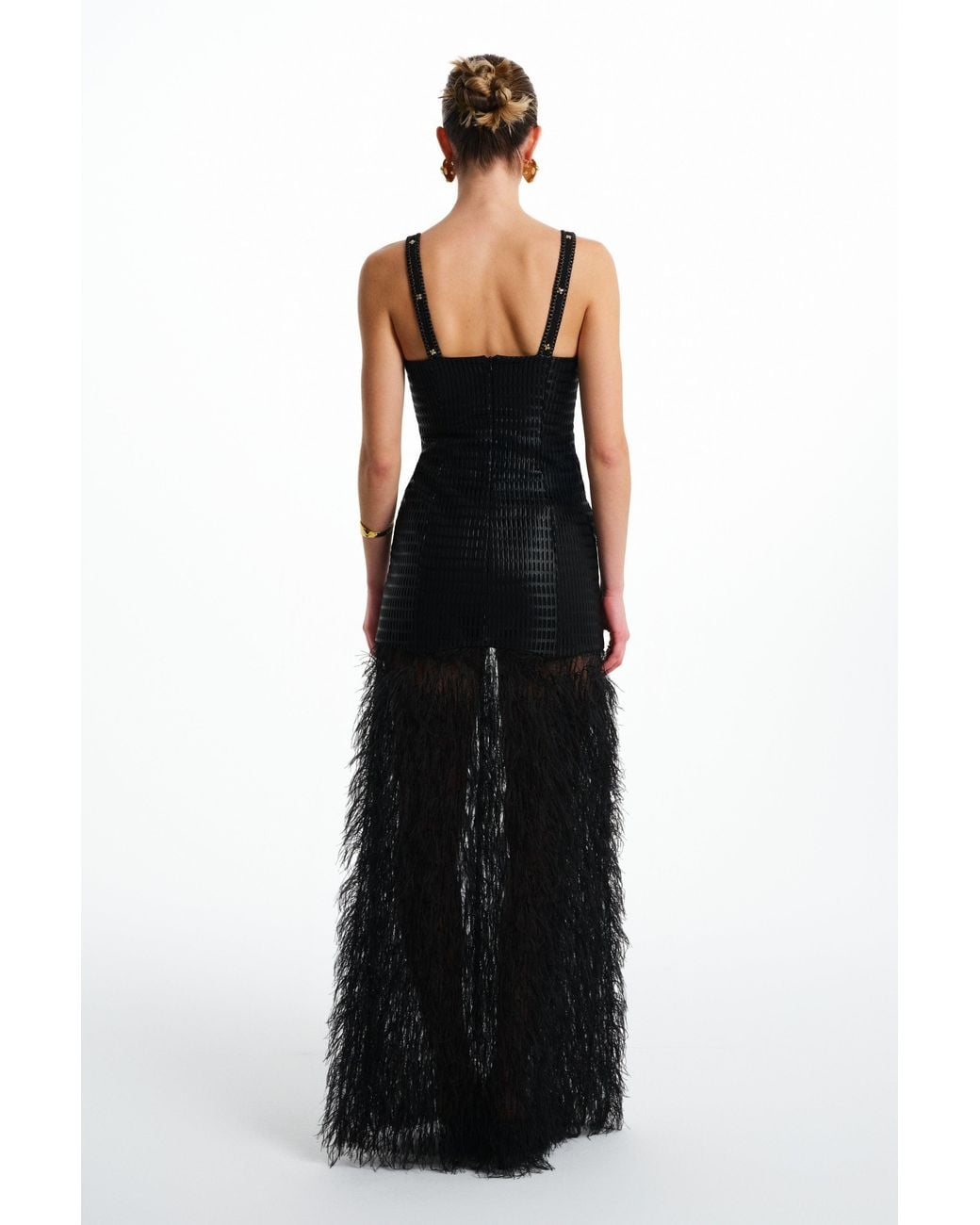 Saint Ones Black Pluma Dress