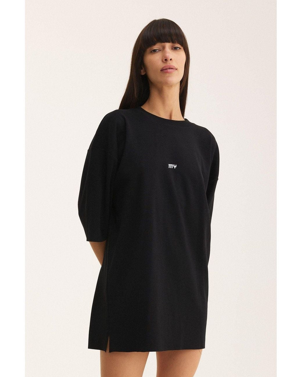 mysimplicated Blue Oversized T-Shirt
