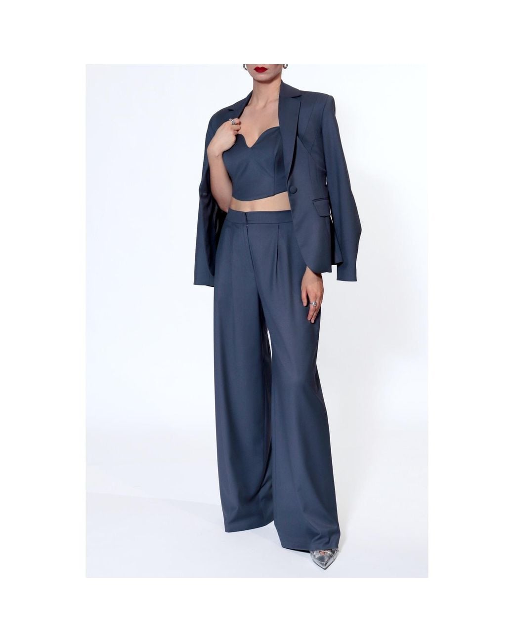 AGGI by HALEWSKI Blue Lara Moonlight Corset