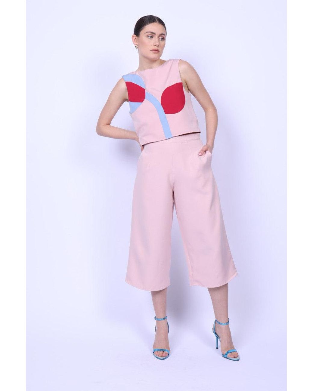 Mary Dickow Pink Isabella Top-Bubblegum