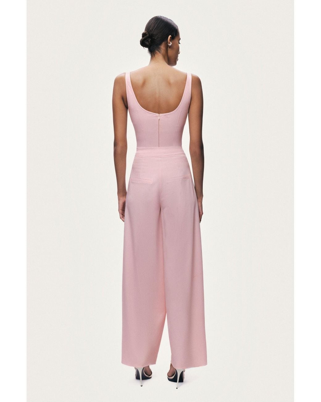 Nocturne Pink Boned Detail Bodysuit