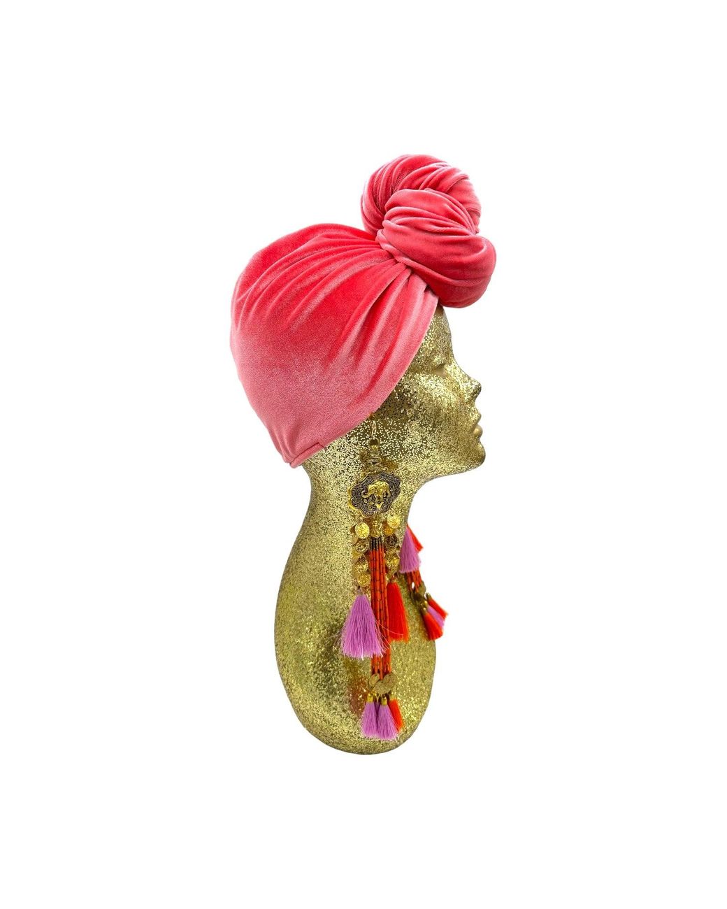 Julia Clancey Red Flaminguita Dream Turban