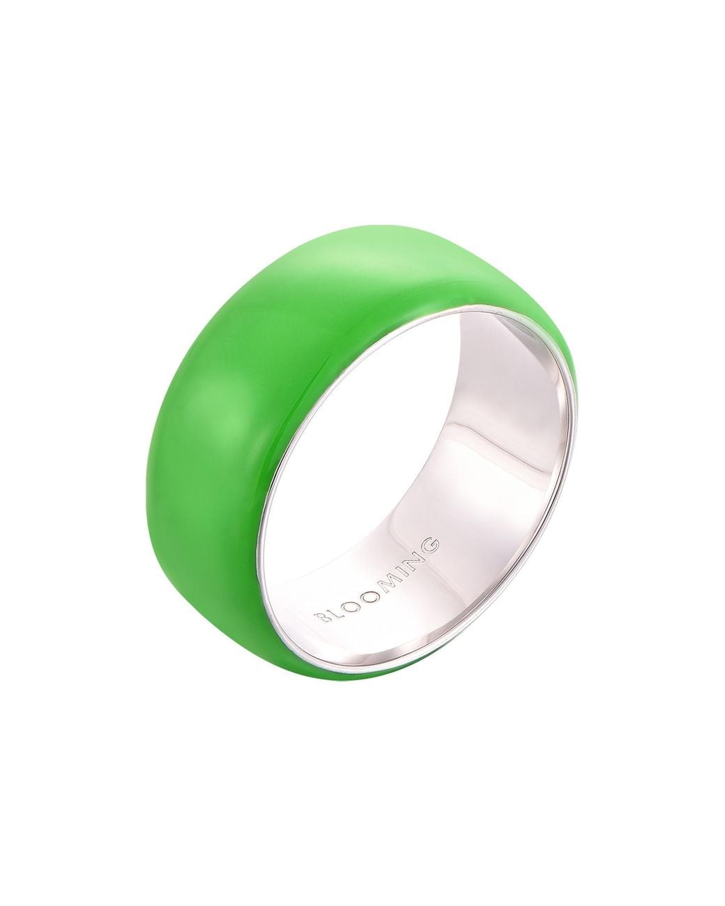 Pinnole Green Thick Ring