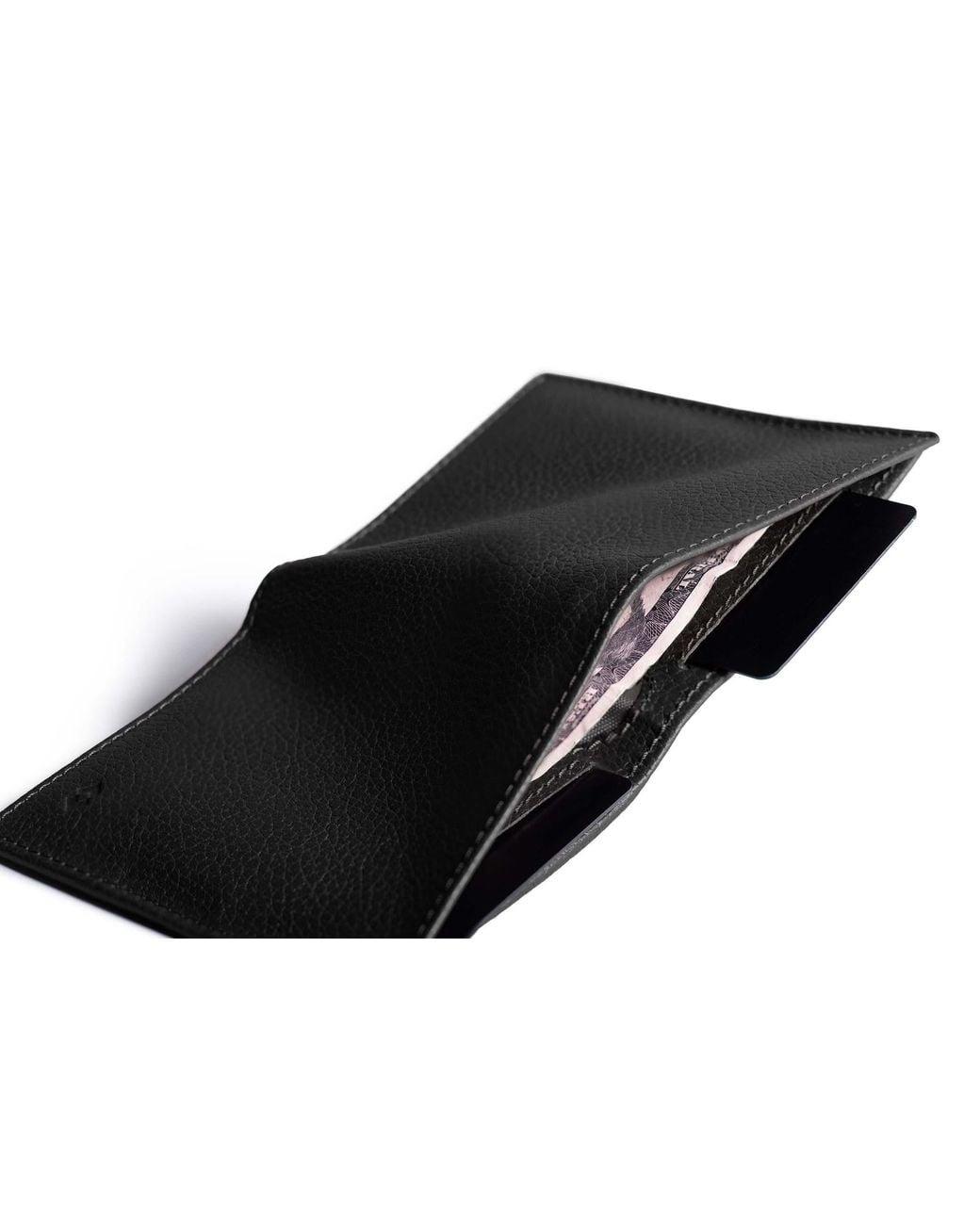 Harber London Black Rfid Legacy Bifold Wallet for men