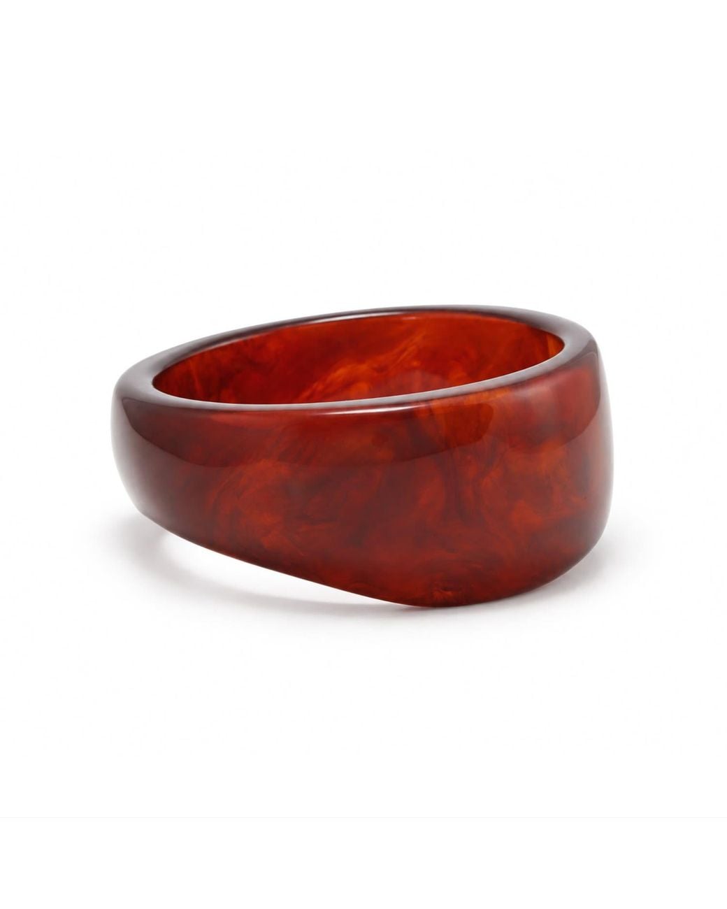 Hye Jane Jewelry Red Tortoise Forma Bangle