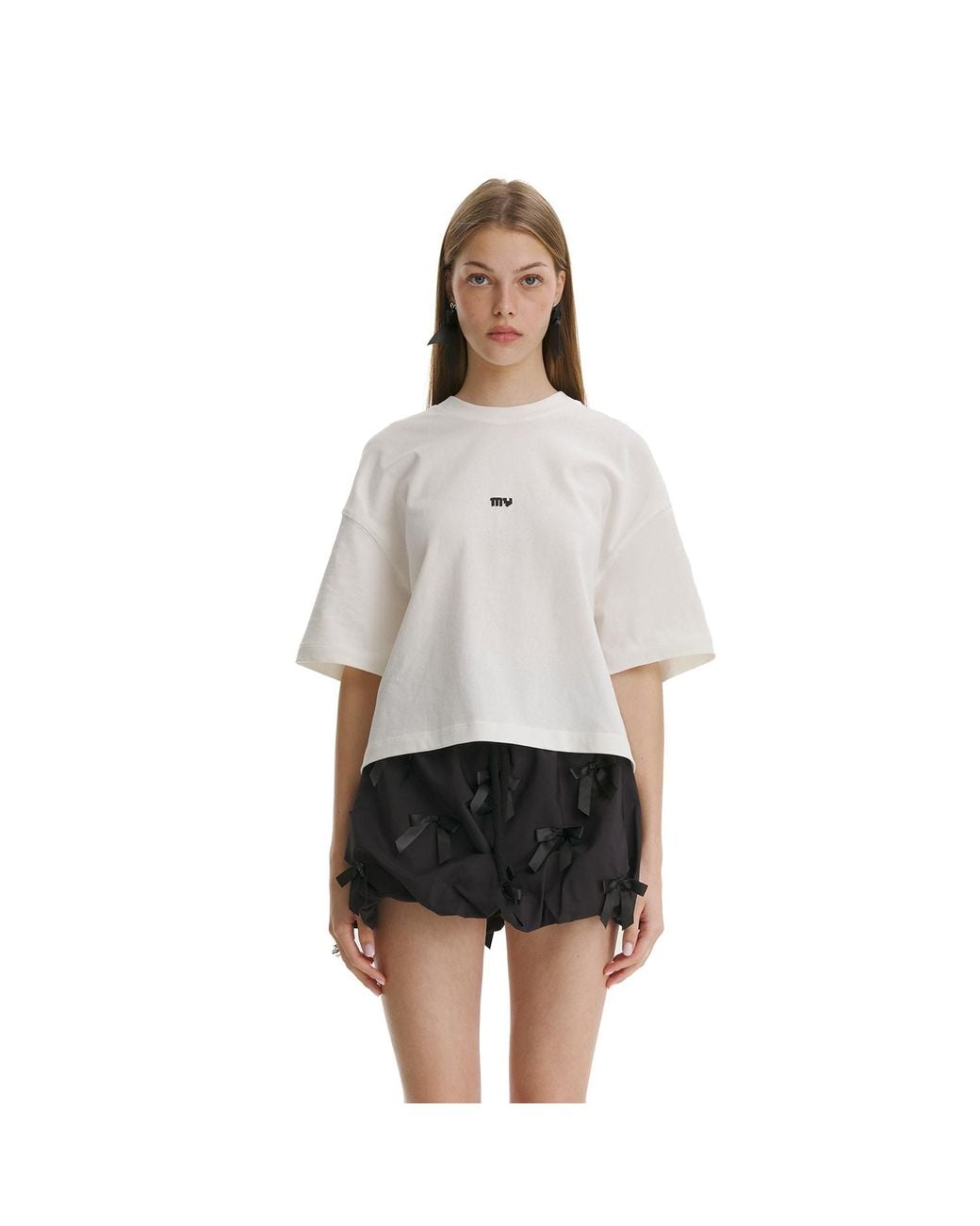 mysimplicated Black Noir Balloon Bow Skirt