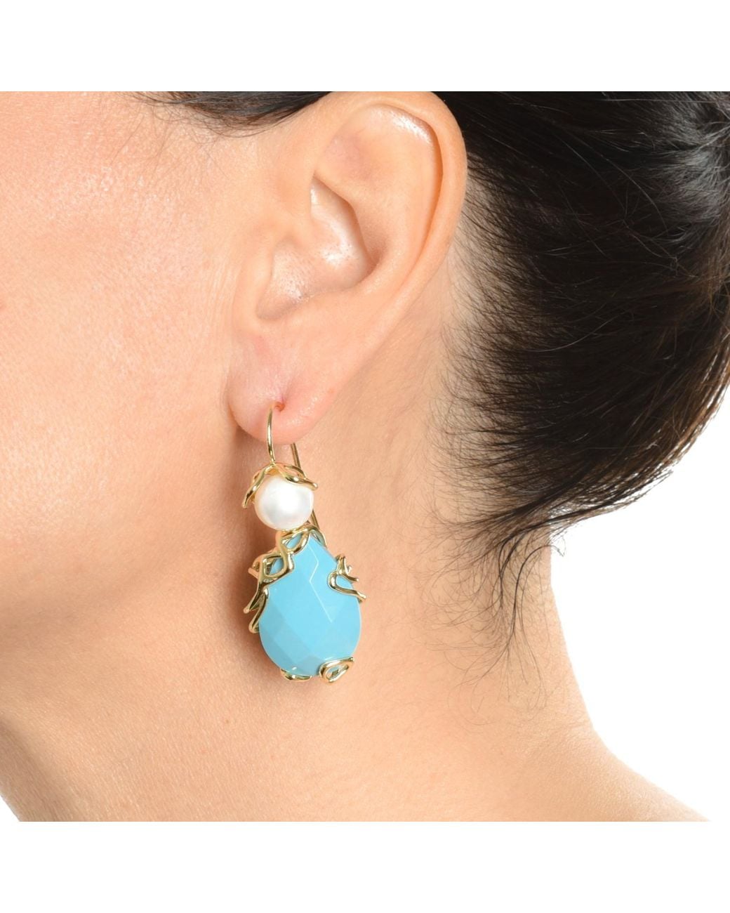 Addicted Blue Selene Dangle Earrings