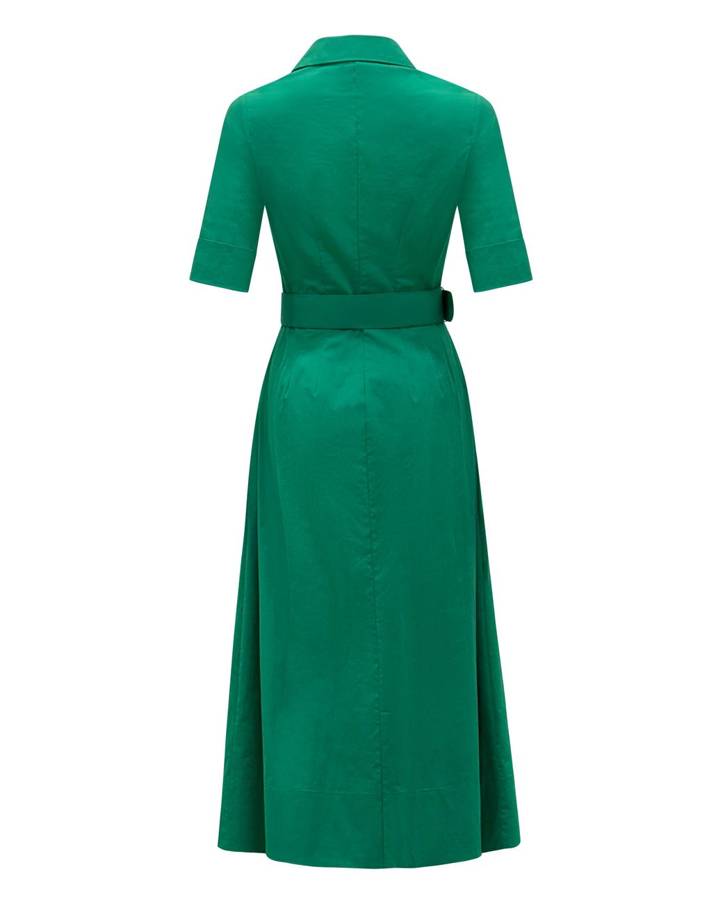 Why Mary Green Shirt Dress Midi