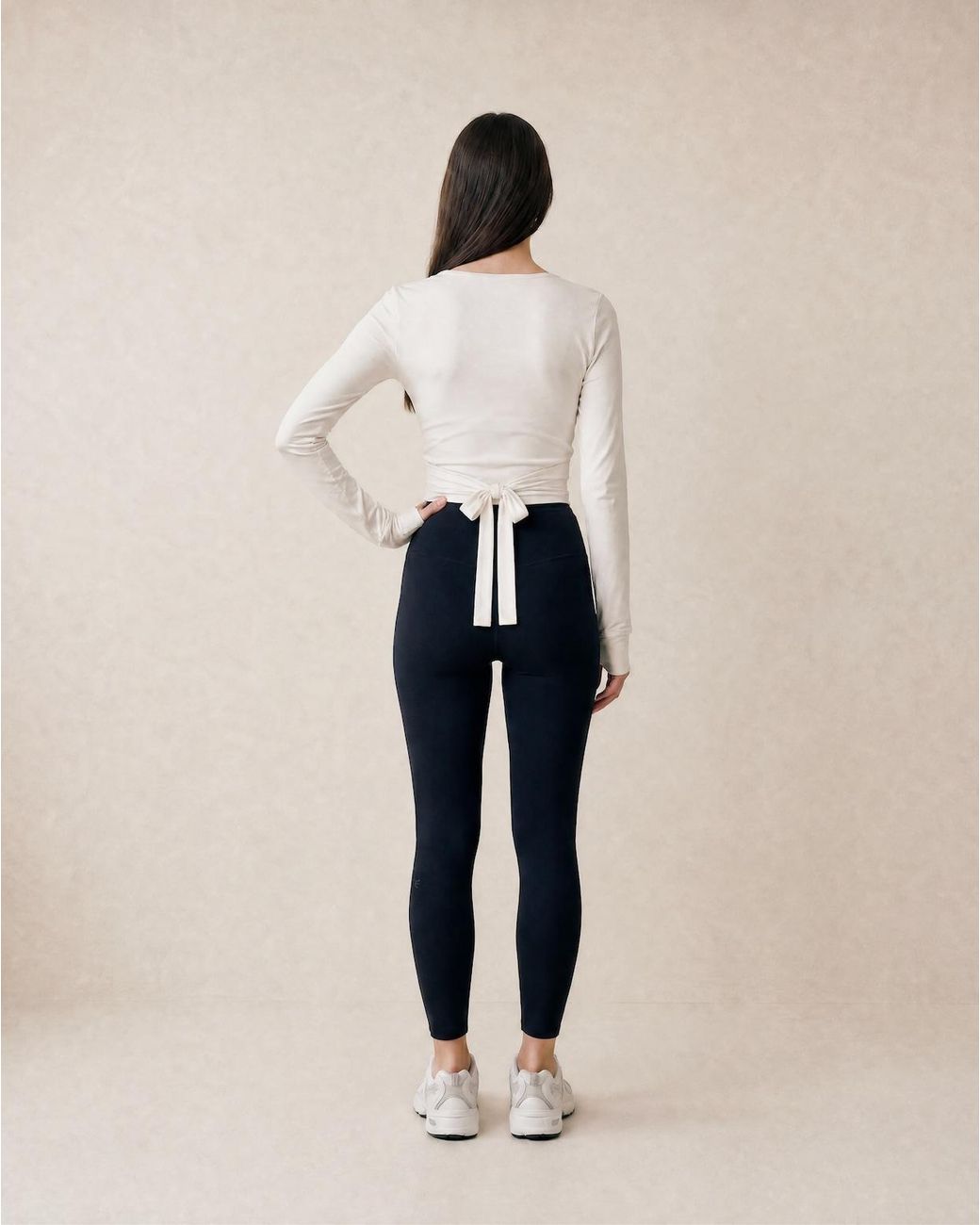 ROAV White Bex Wrap Ballet Top