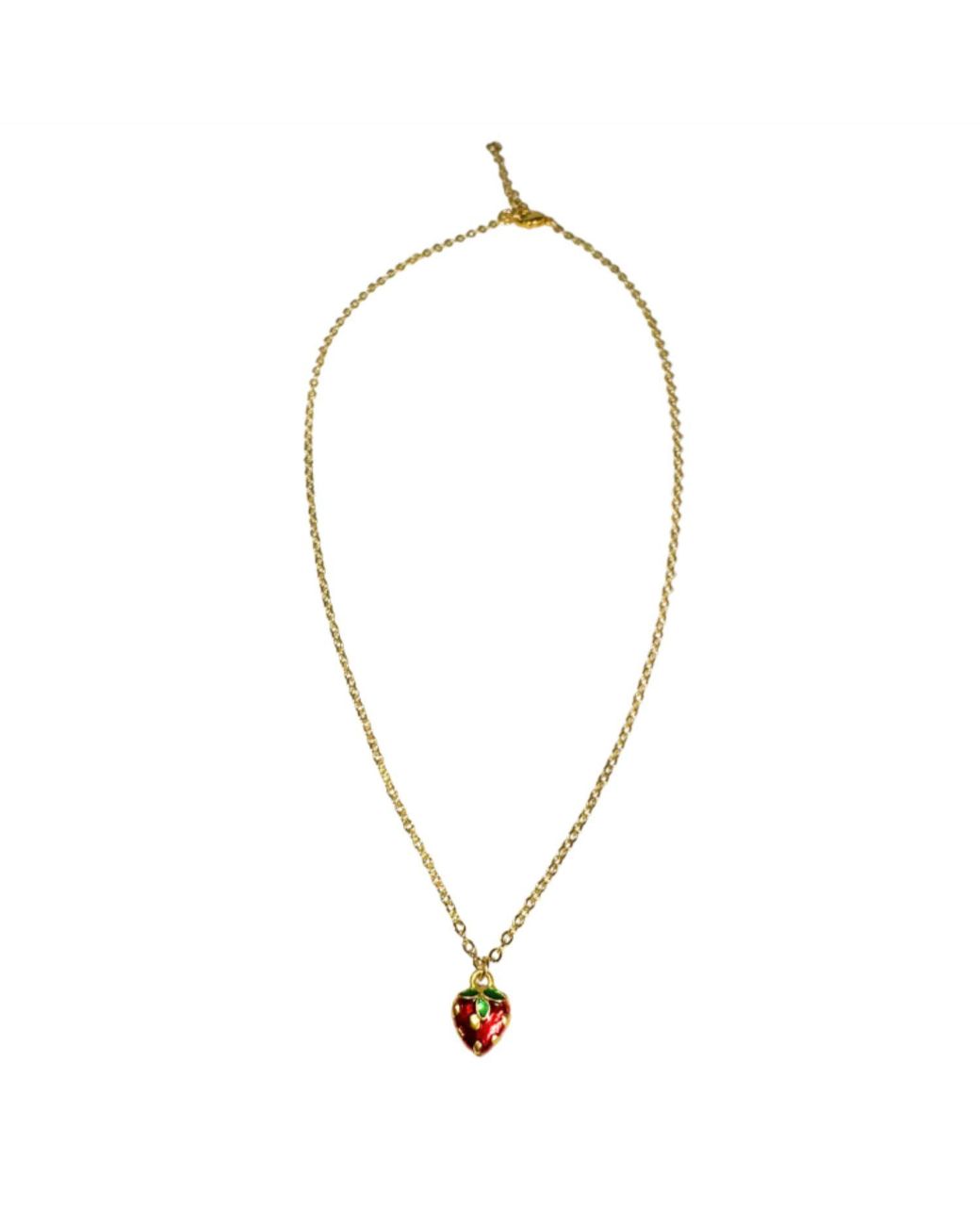 Rachel Nathan Metallic Strawberry Fields Necklace