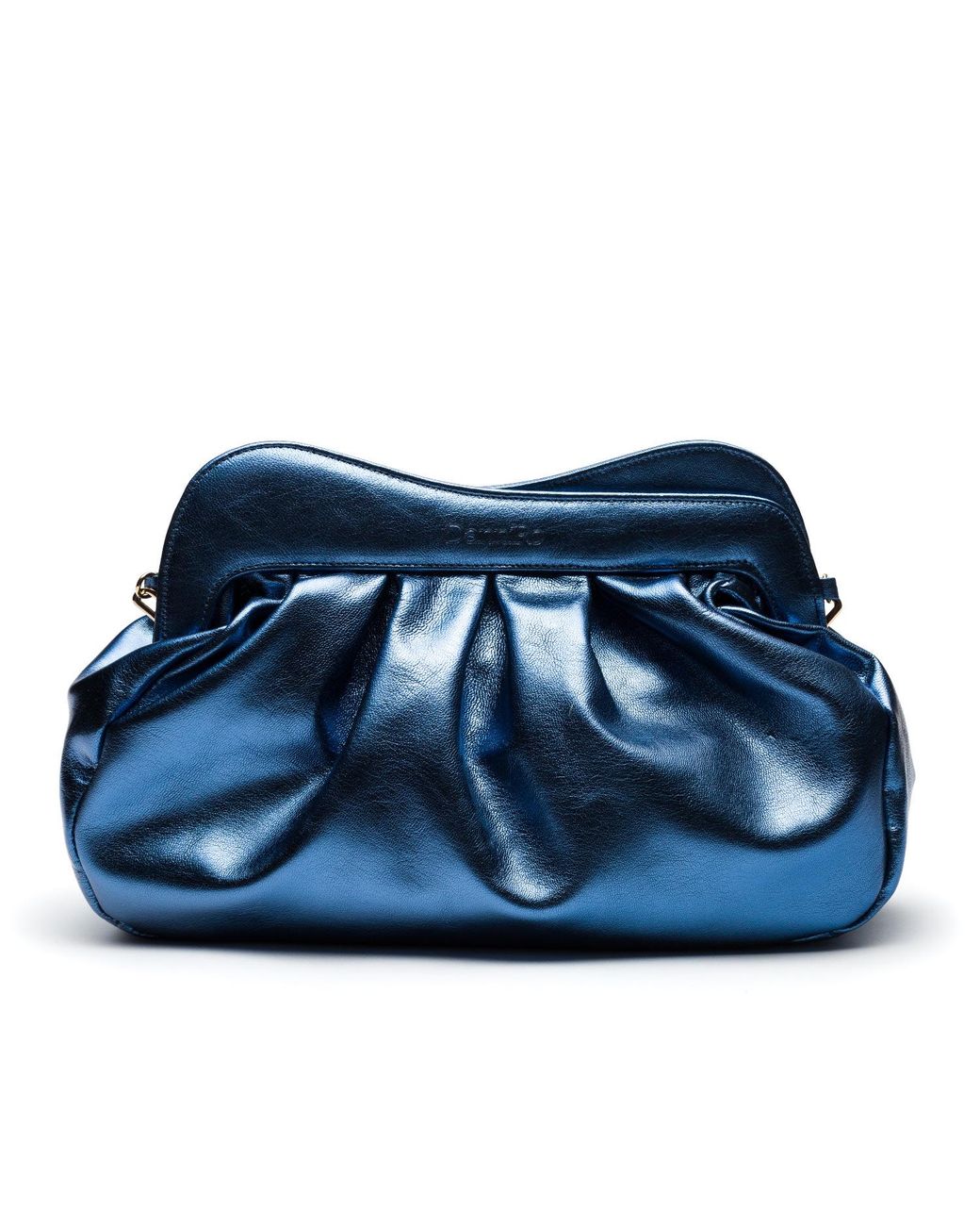 Danni Ro Blue Lisbon Large Clutch