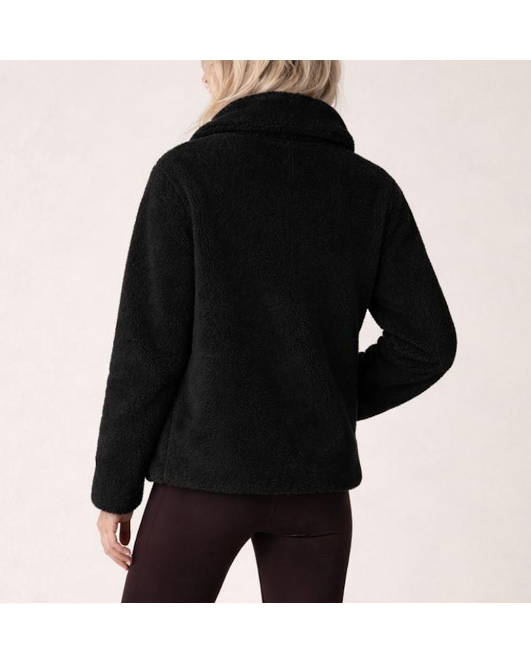 ROAV Black Lightweight Fleece Jacket With Zip