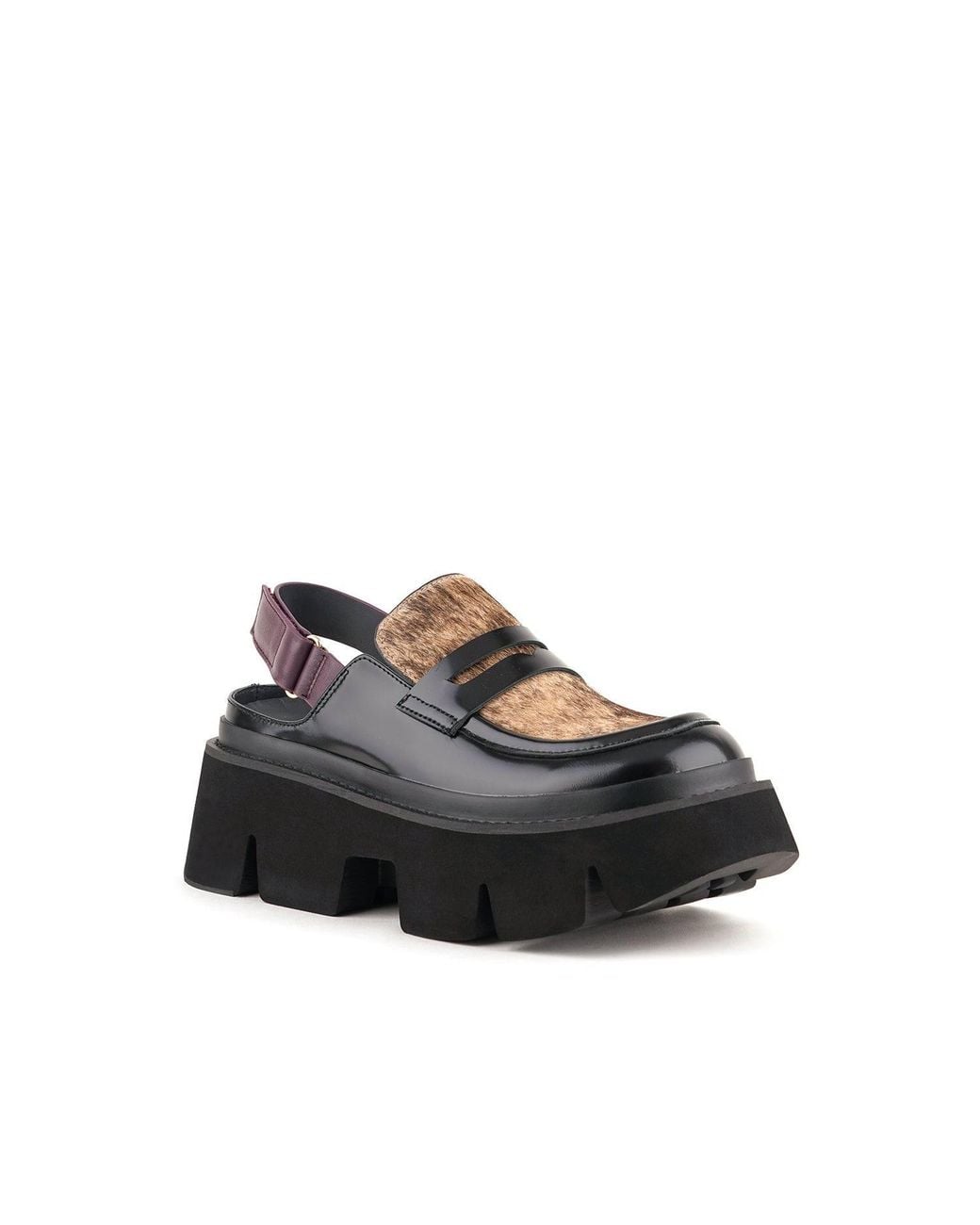 United Nude Black Stomper Loafer