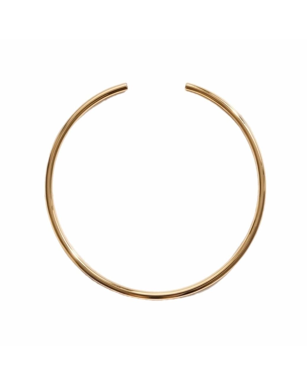 Divine Aria Metallic Choker Necklace Tarnish Free Plating