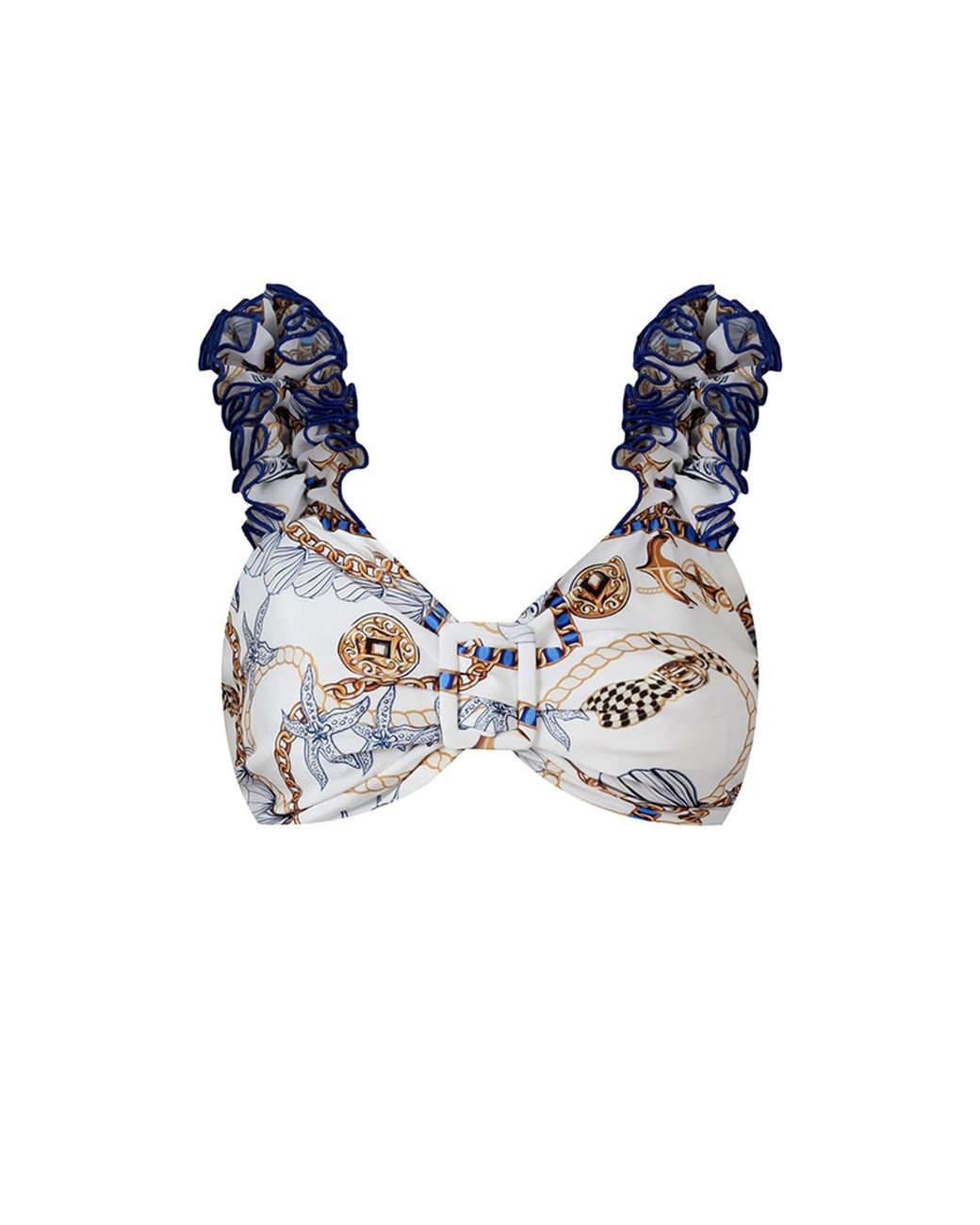 Nur Karaata Blue Lily Tropezienne Top
