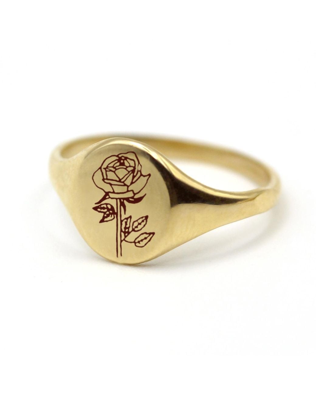 VicStoneNYC Fine Jewelry Metallic Rose Flower Solid Ring