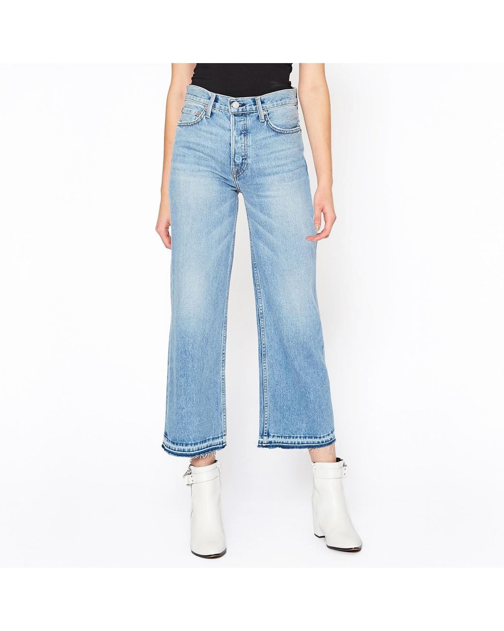 NOEND Blue Hailey Culotte Jeans