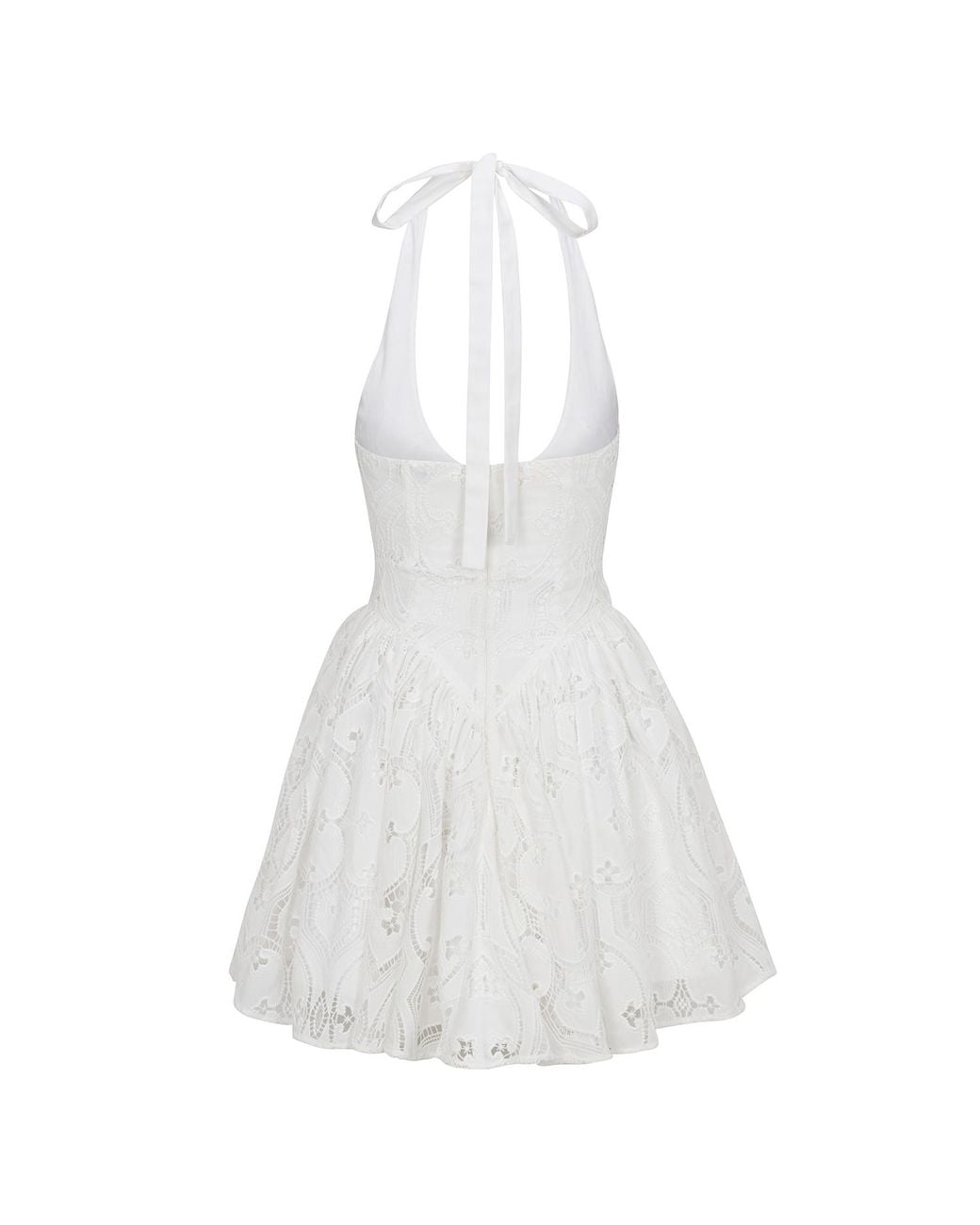 Delfi Collective White The Hera Short Eyelet Dress
