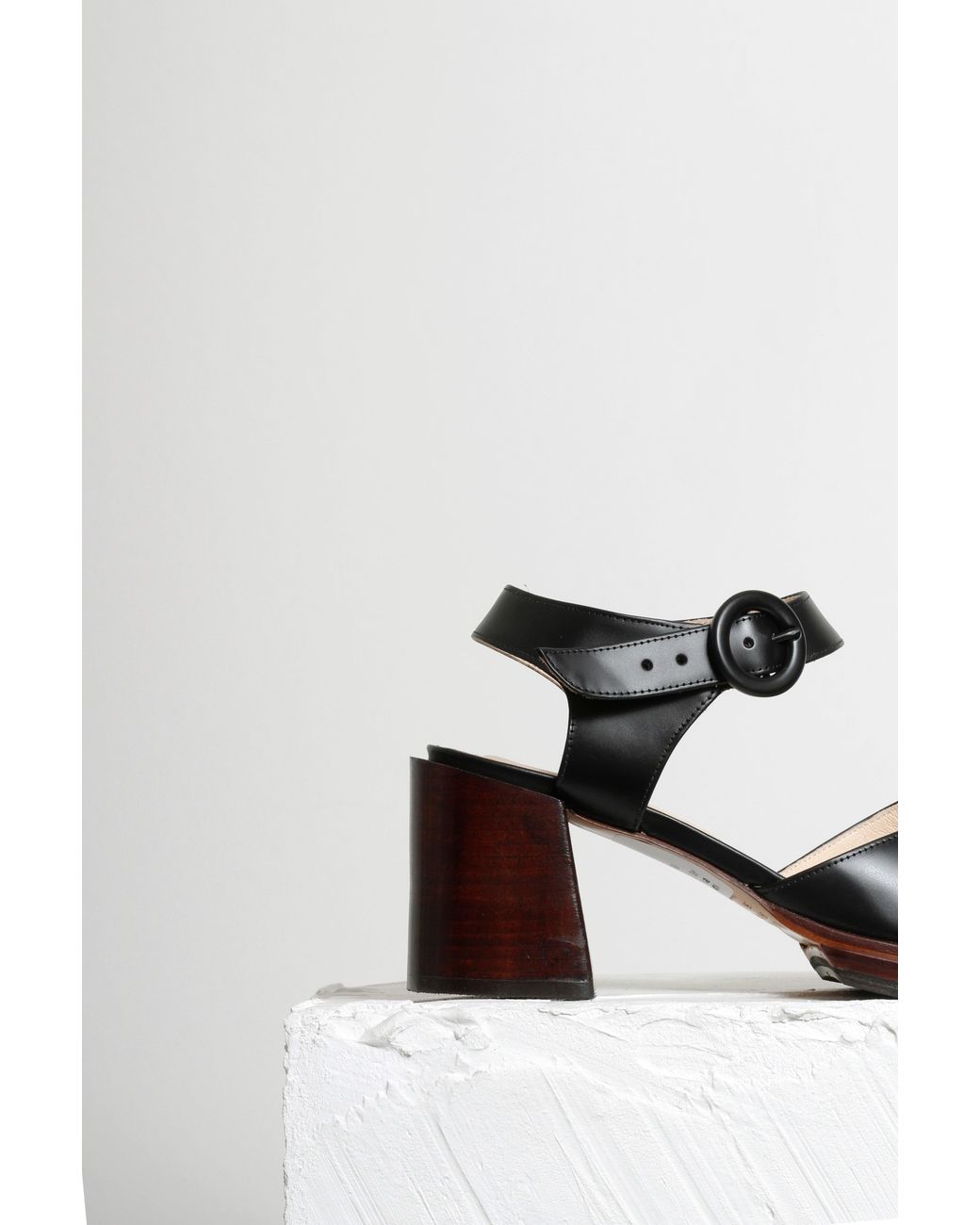 Mafalda Black Karina Heeled Sandals