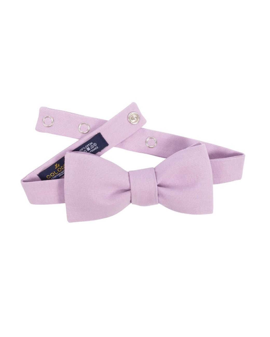 LE COLONEL Purple Heather Bow Tie for men