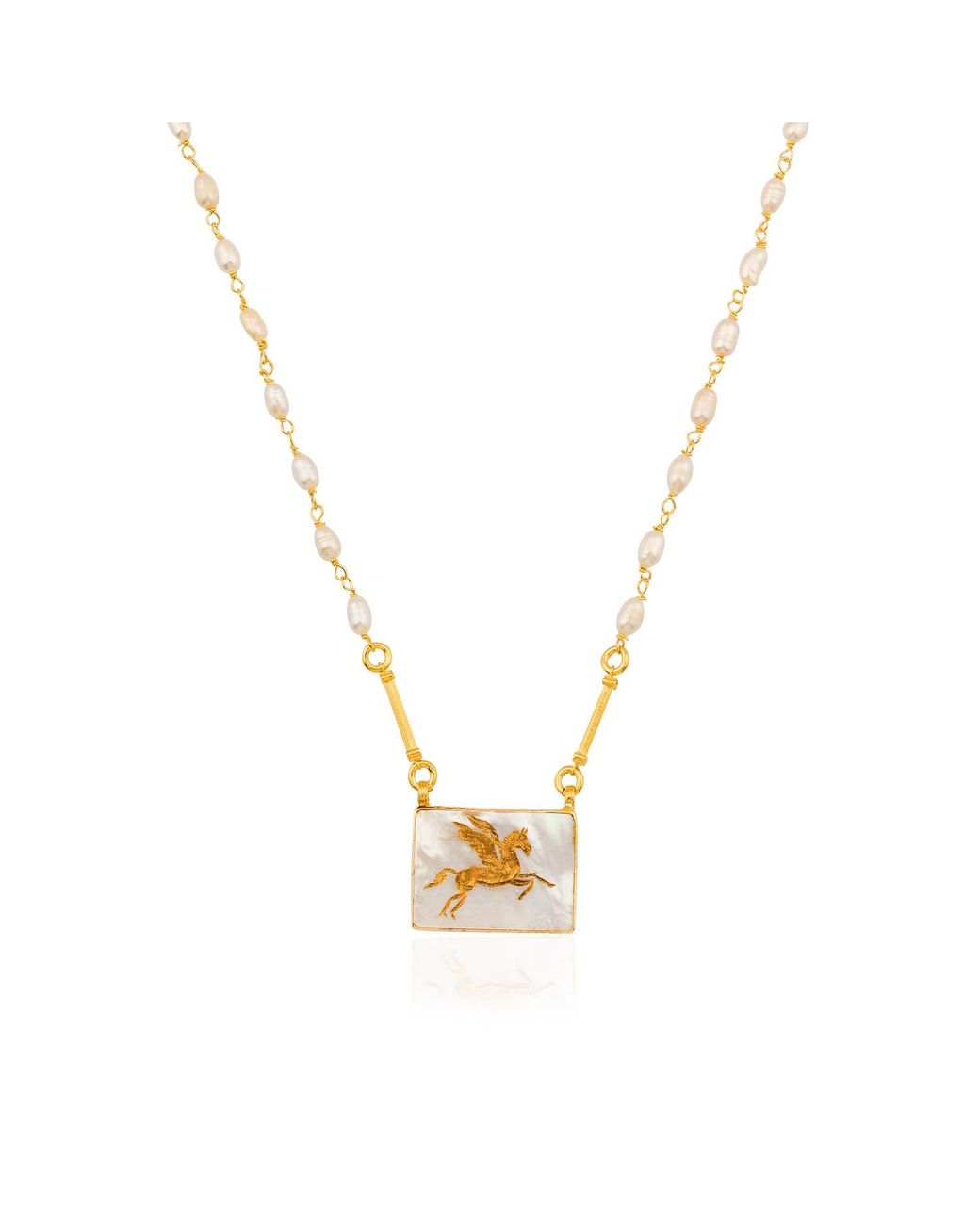 Ece London Metallic The Pegasus Necklace