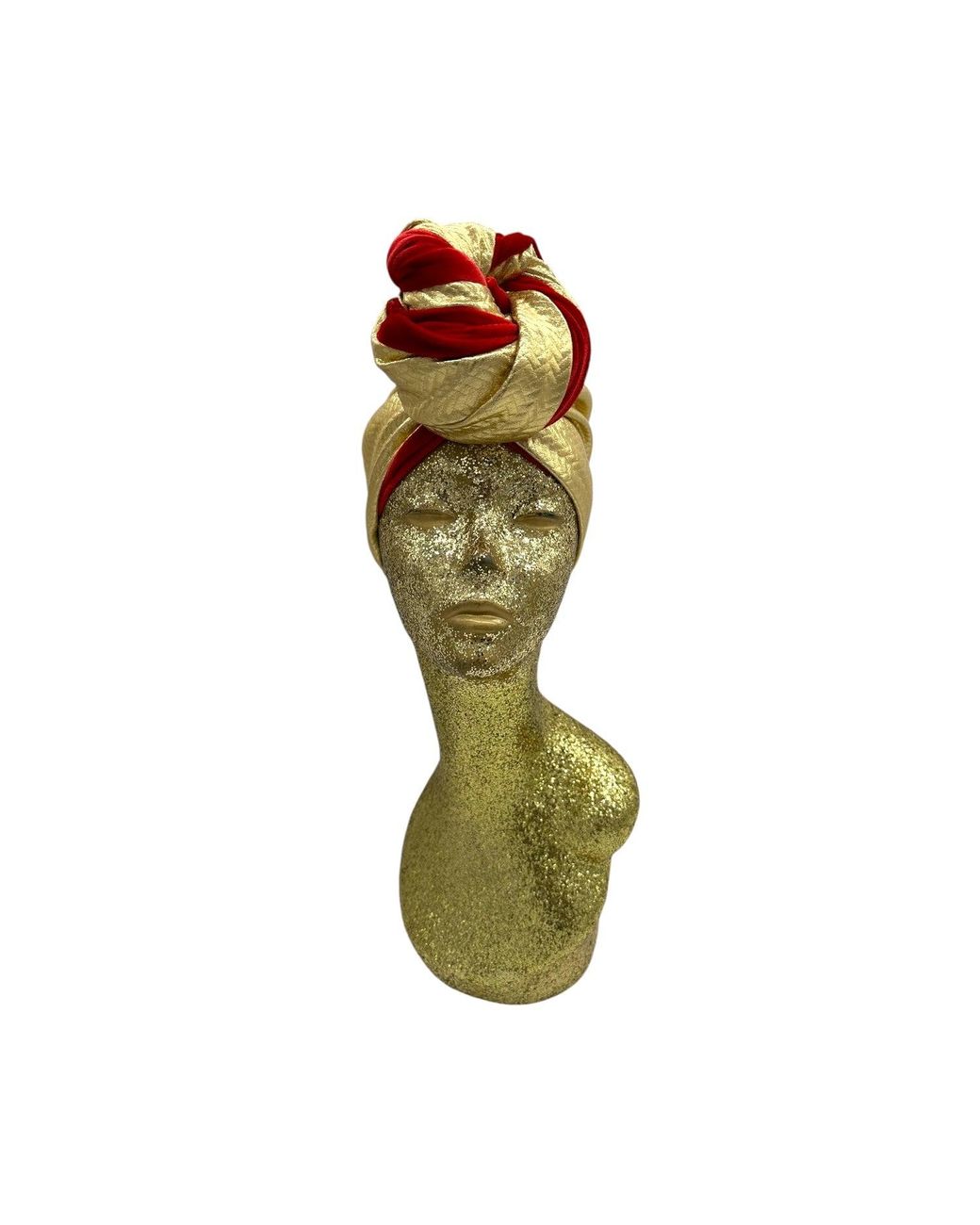Julia Clancey Red Classic Zia Ruby Reversible Turban