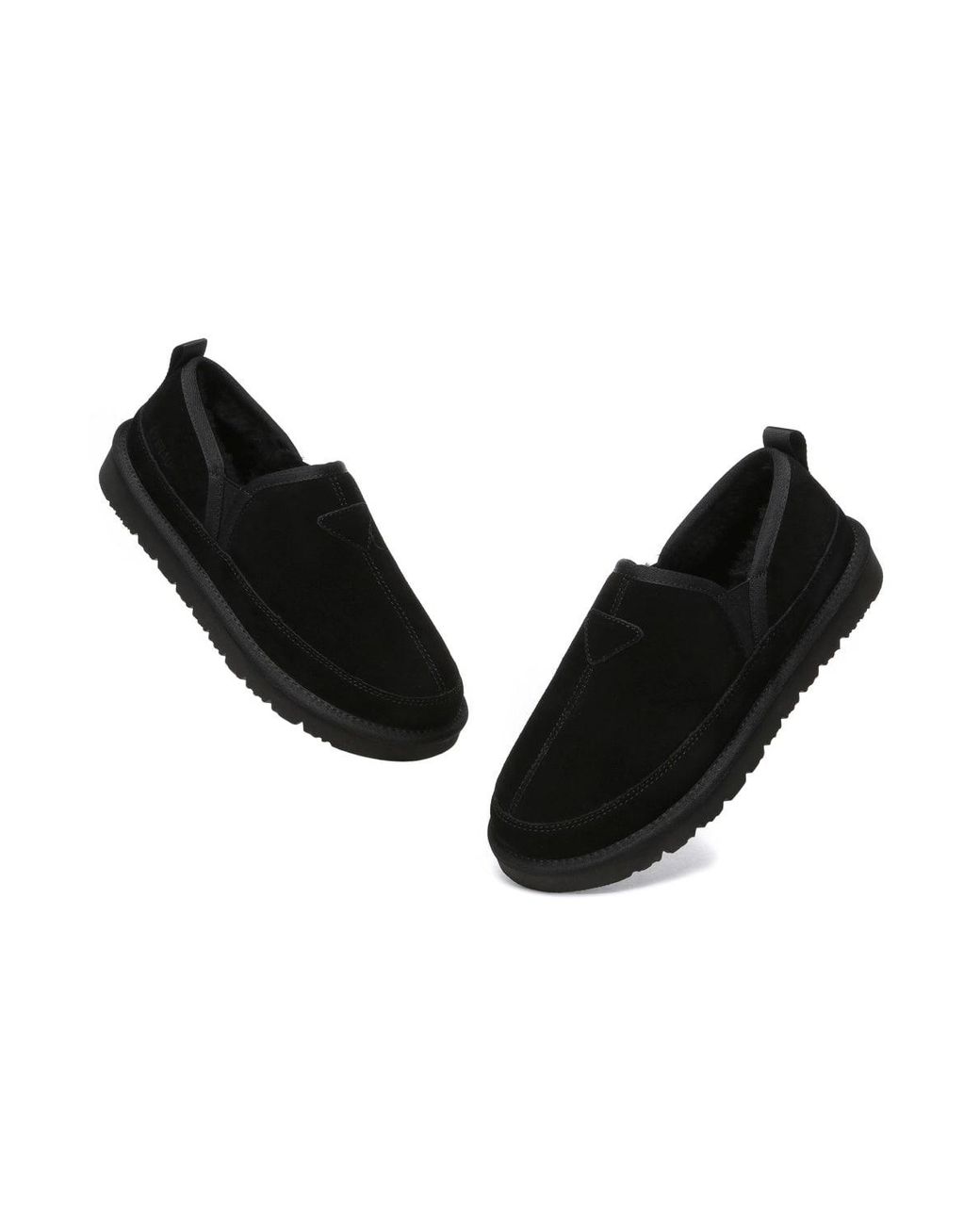 EverAu Australia Black Galah Slip On for men