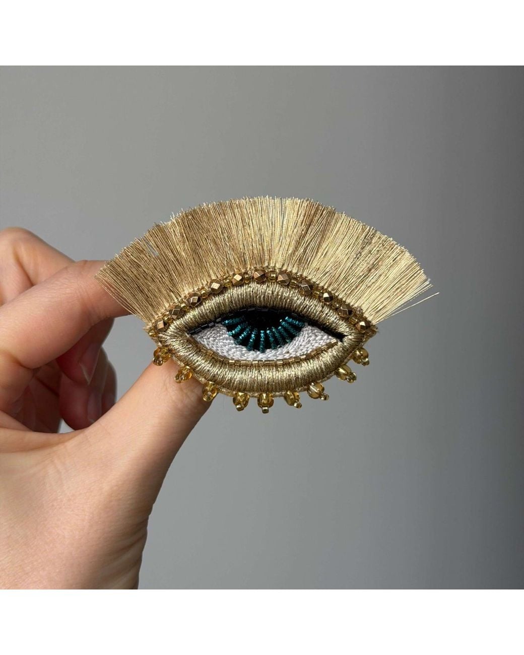 VETKA Green Eye Brooch – Cleopatra's Sight