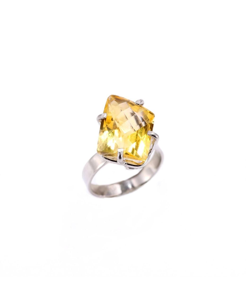 Mineralgems•Studio Metallic Citrine Quartz Ring