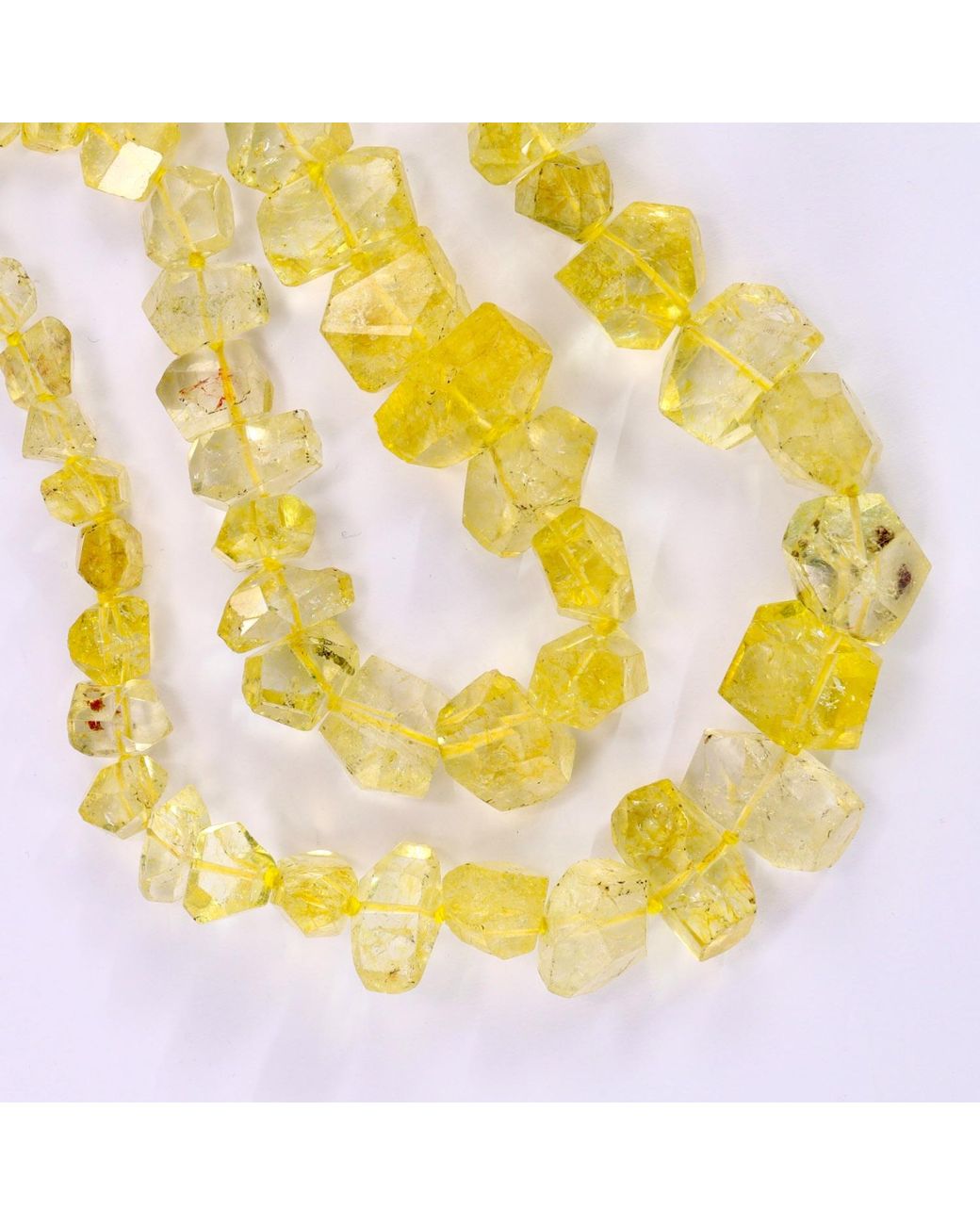 Mineralgems•Studio Metallic Citrine Quartz Statement Necklace