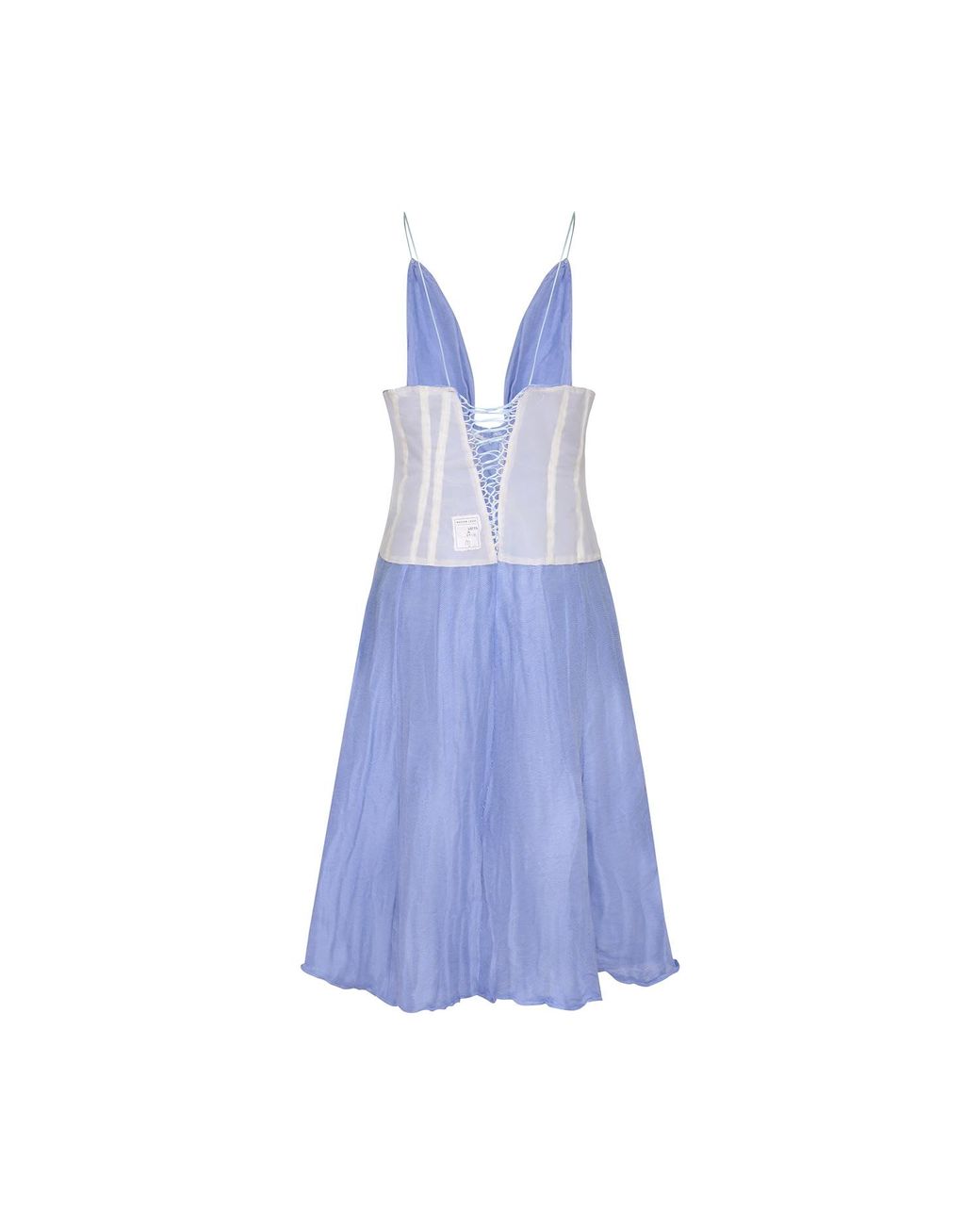 Maison Louis Skyblue Gauze Light Dresse