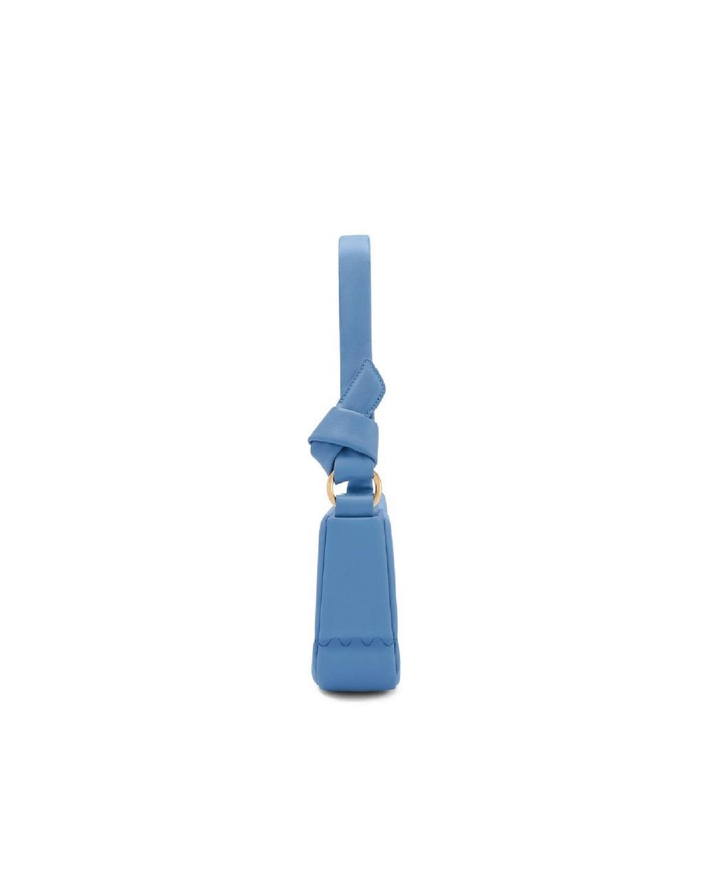 Orange Cube Blue Square Stitch Cushion Shoulder Bag