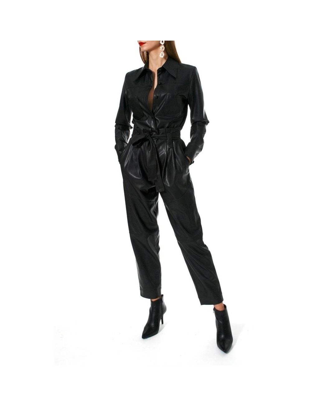 AGGI by HALEWSKI Black Tara Cynical Shirt