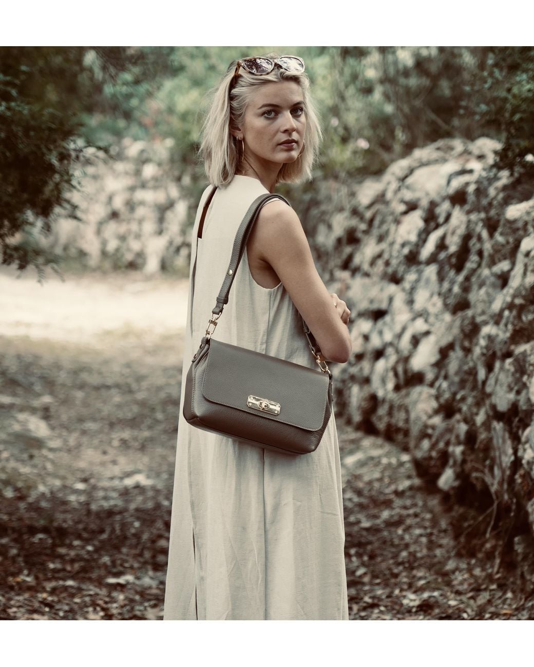 Apatchy London Brown The Maisie Maxi Mink Leather Bag