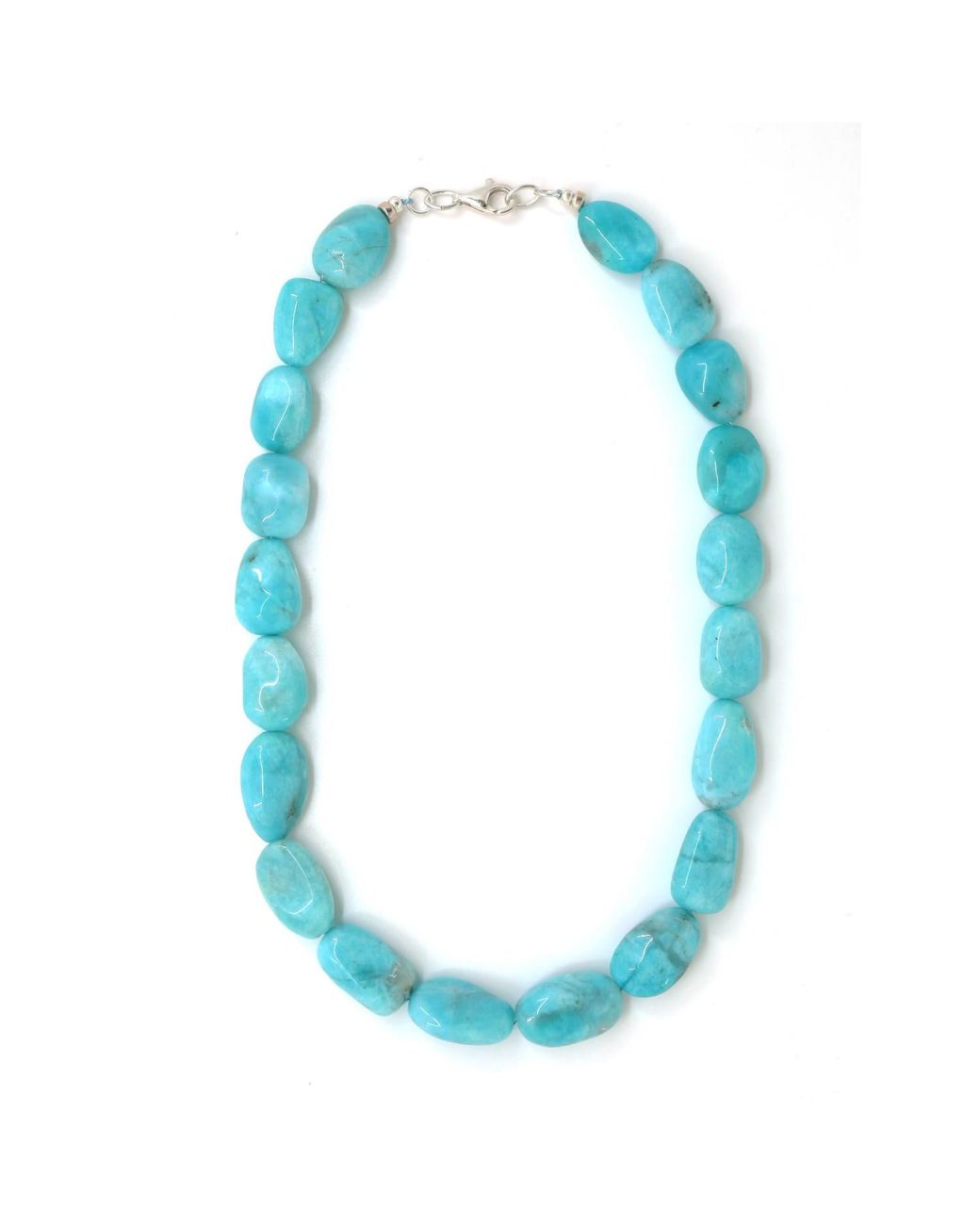 Shar Oke Blue Amazonite Necklace