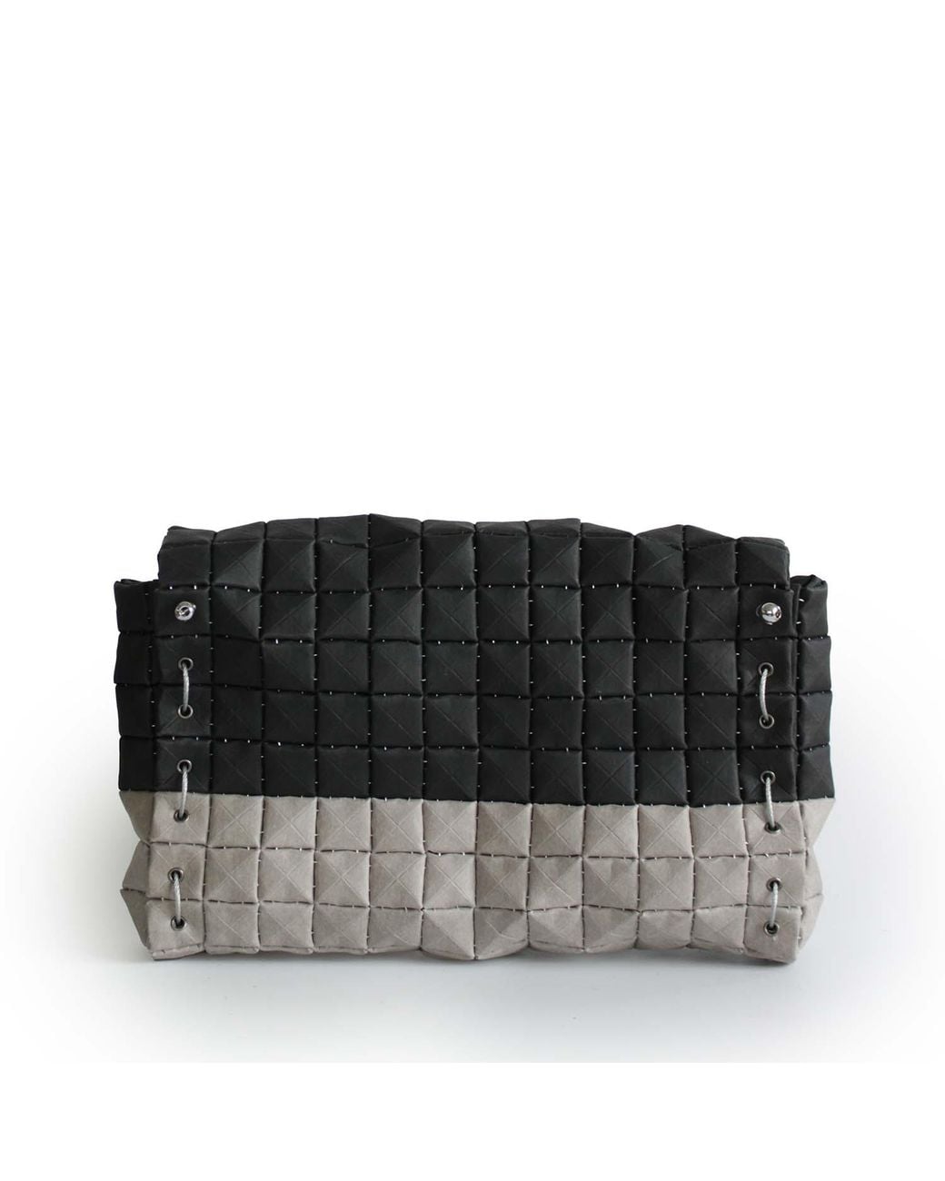 Monade Black Clutch Bag Duo & Stone