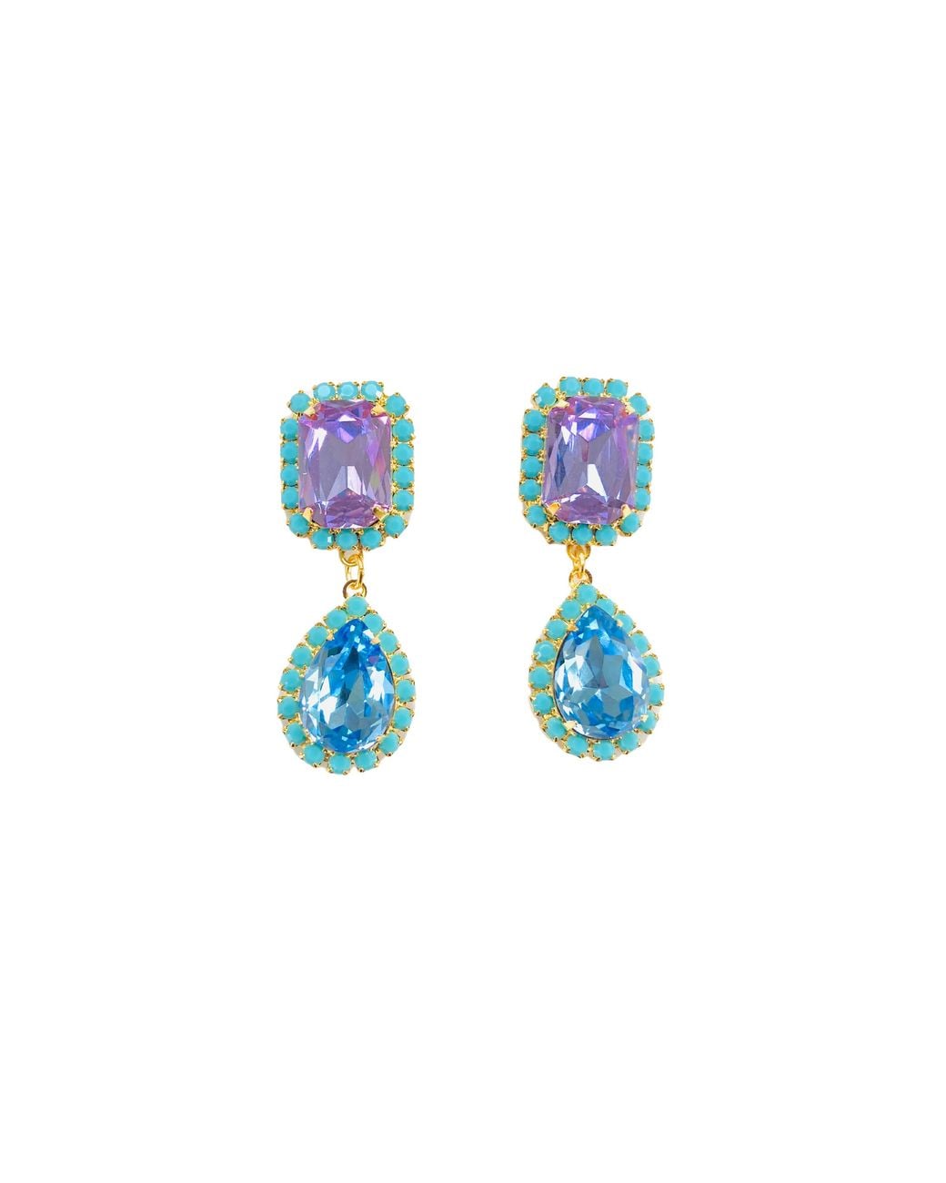 The Pink Reef Blue Jewel Drop