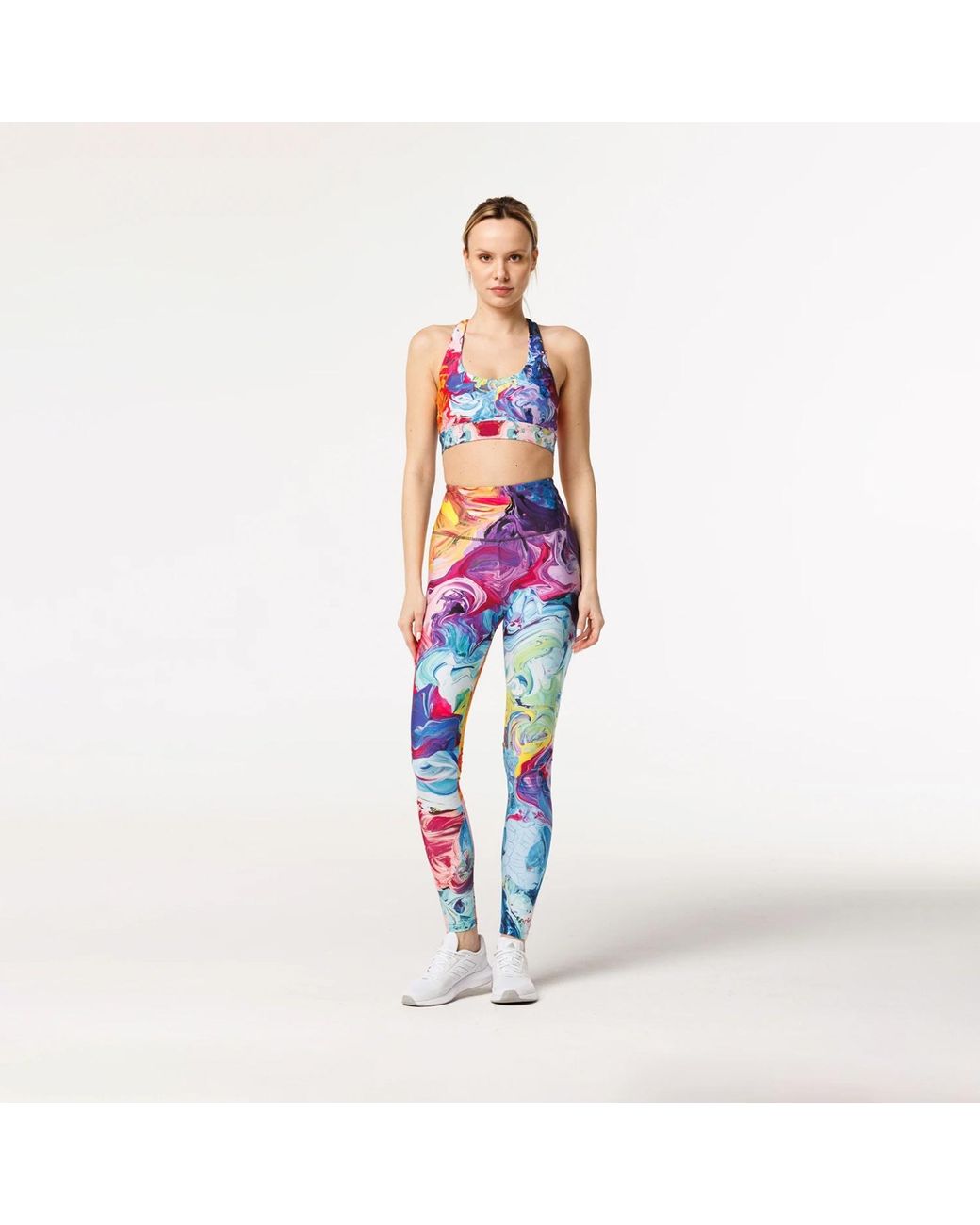 Aloha From Deer Multicolor Paintjob Highwaisted Leggings