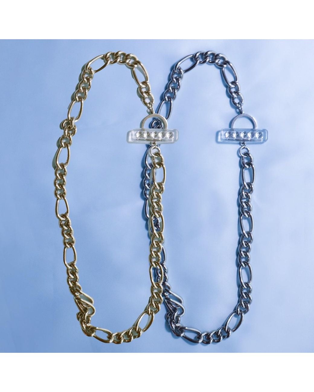 Iostudio Metallic Glam Chain Mantel Necklace