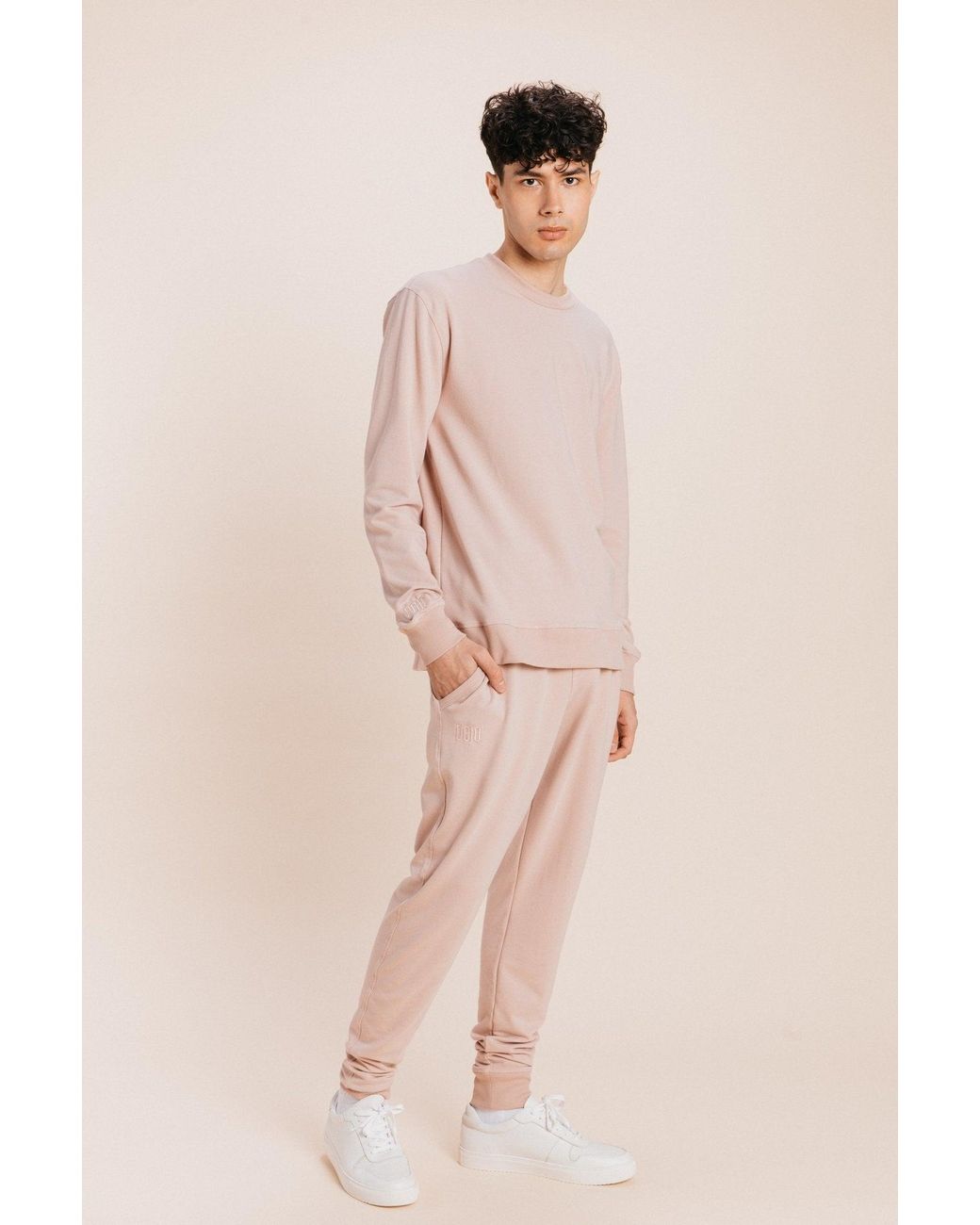 Ocio Leisurewear Pink Classic Softcore Jogger for men