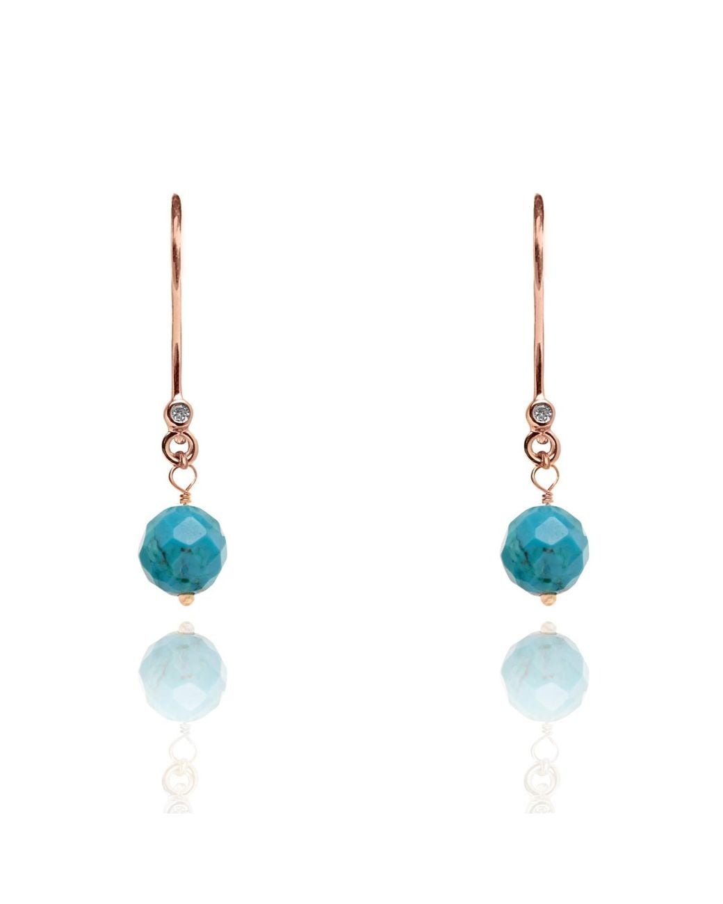 Kaizarin Blue Earrings December Birthstone