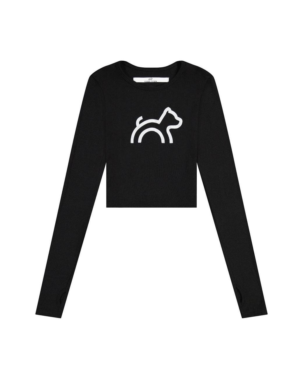 Cloud Haven Blue Long Sleeve Logo Tee