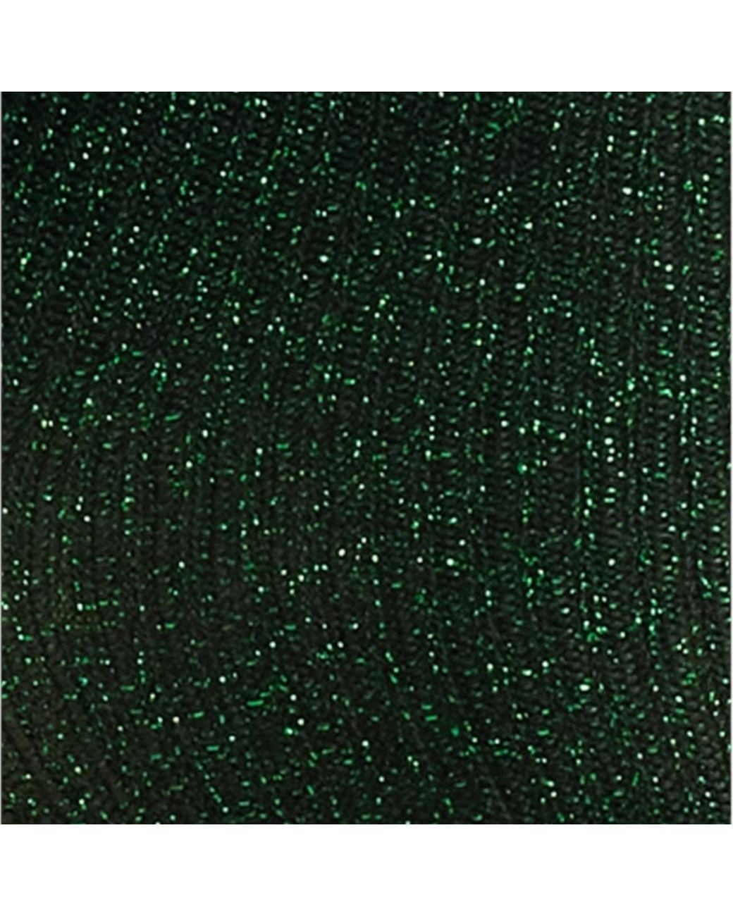 HIGH HEEL JUNGLE by KATHRYN EISMAN Green Glitter Dance Socks
