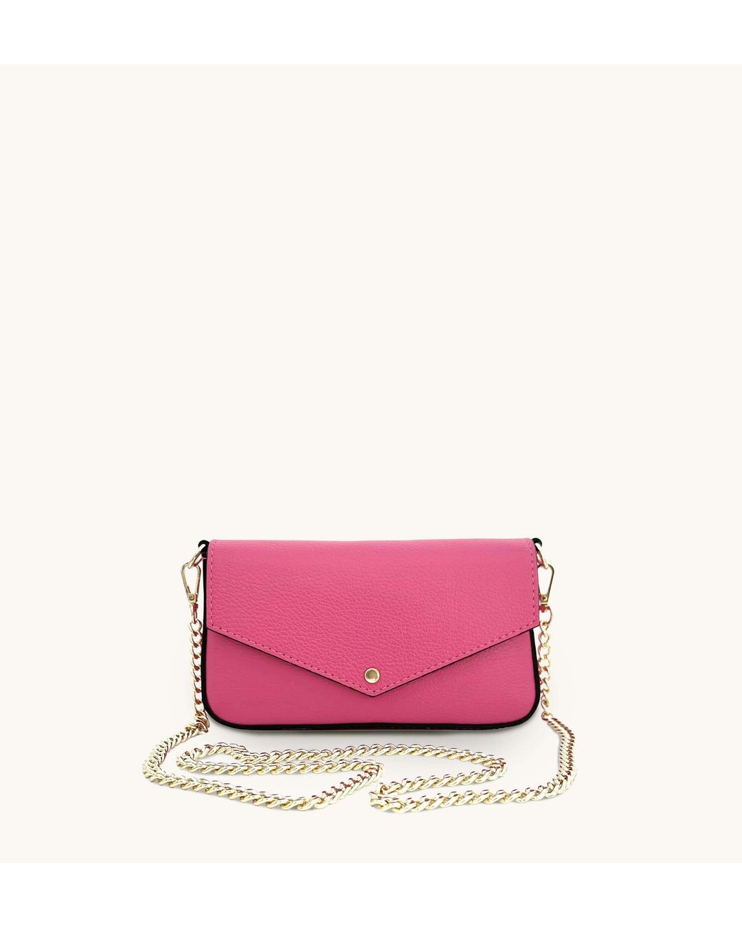 Apatchy London Pink The Munro Barbie Leather Shoulder Bag