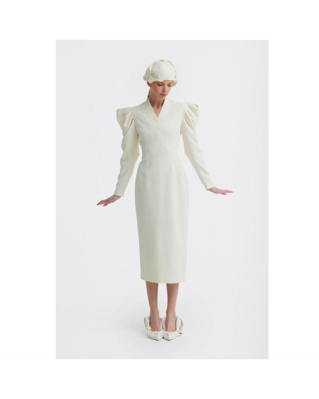 Julia Allert White Neutrals Headpiece – Evening Mini Hat Style