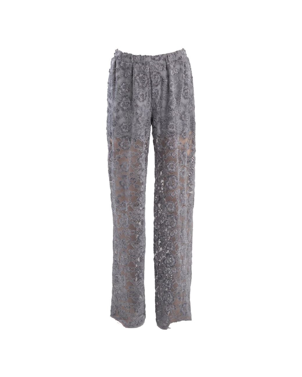 ARTISTA Gray Flirt Lace Pants